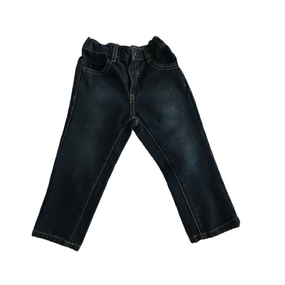 DKNY Baby Boy 18 M Denim Navy Red Gray & Black 3 Peace Set: Jacket Jeans Shirt - Picture 16 of 16